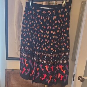 Floral Patterned Women's Skirt